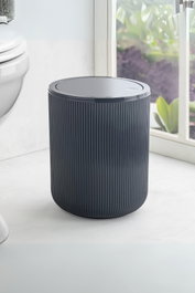 Mijölnir GFCOPK-3 Cubo de Plástico Antracita 18.5 x 18.5 x 23 cm para Organización del Hogar